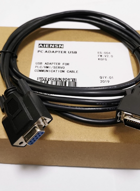 兼容三菱伺服MR-J2S/J2调试电缆 下载传输线 MR-CPCATCBL3M