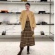 淡黄色毛毛穿搭高级感金叶纹拼接环保皮草温柔多变百搭风 幻真