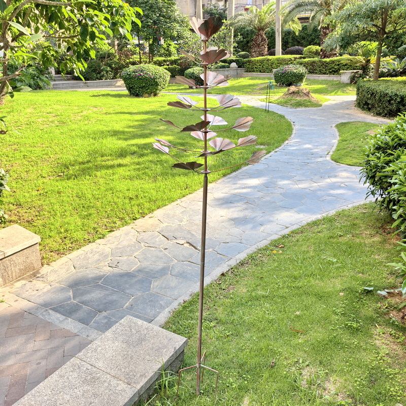 新品爆款户外仿真银杏树7层风车造景摆件别墅园区网红款造景设计