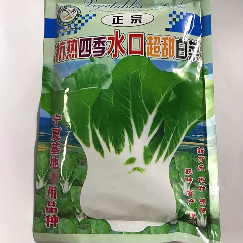 正宗抗热四季水口超甜白菜种子 蔬菜种子甜白菜400克装大包农业