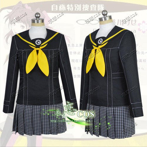 女神异闻录P4八十神高校服久慈川理世cos服