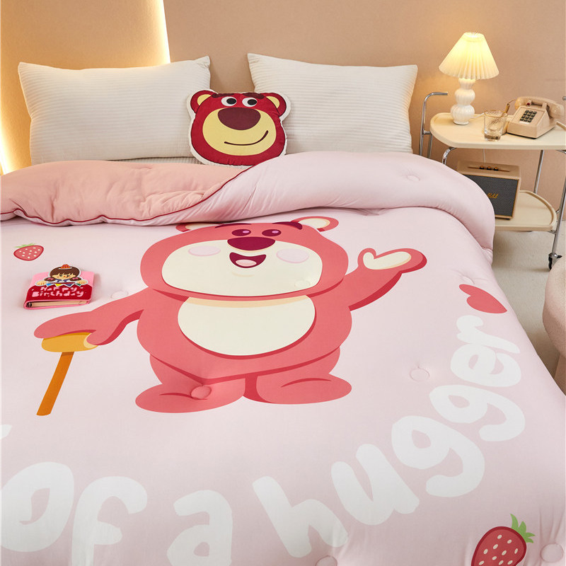 迪士尼A类抗菌防螨针织云朵大豆被儿童加厚保暖被芯冬被春秋被子,床上用品,化纤被,淘宝优惠券,粉丝福利购,淘宝优惠卷