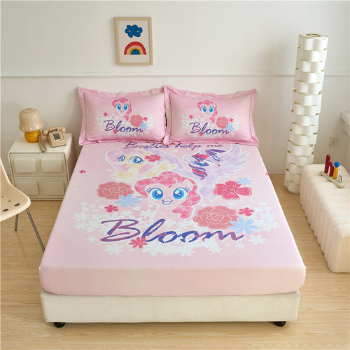 小马宝莉全棉床笠单件床罩男孩卡通防滑床垫套宿舍儿童纯棉罩子