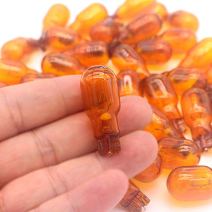 921琥珀色黄光 汽车WY16W转向灯泡转弯灯方向灯T15卤素灯泡12V