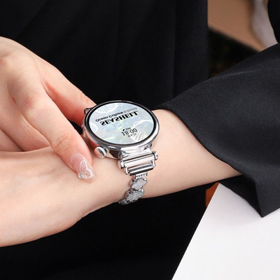 四叶草链条适用iQOOwatch5/3表带VIVOwatch5/3/2/1手表金属手表带