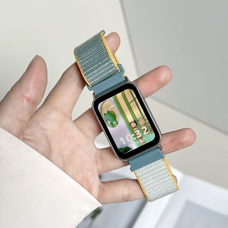 适用荣耀亲选Rossini 2iHaylou Watch手表尼龙回环魔术贴表带可调