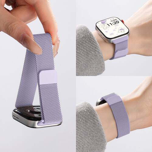 适用华为FIT5表带watchfit5专用米兰尼斯FIT5pro女款夏季磁吸钢带