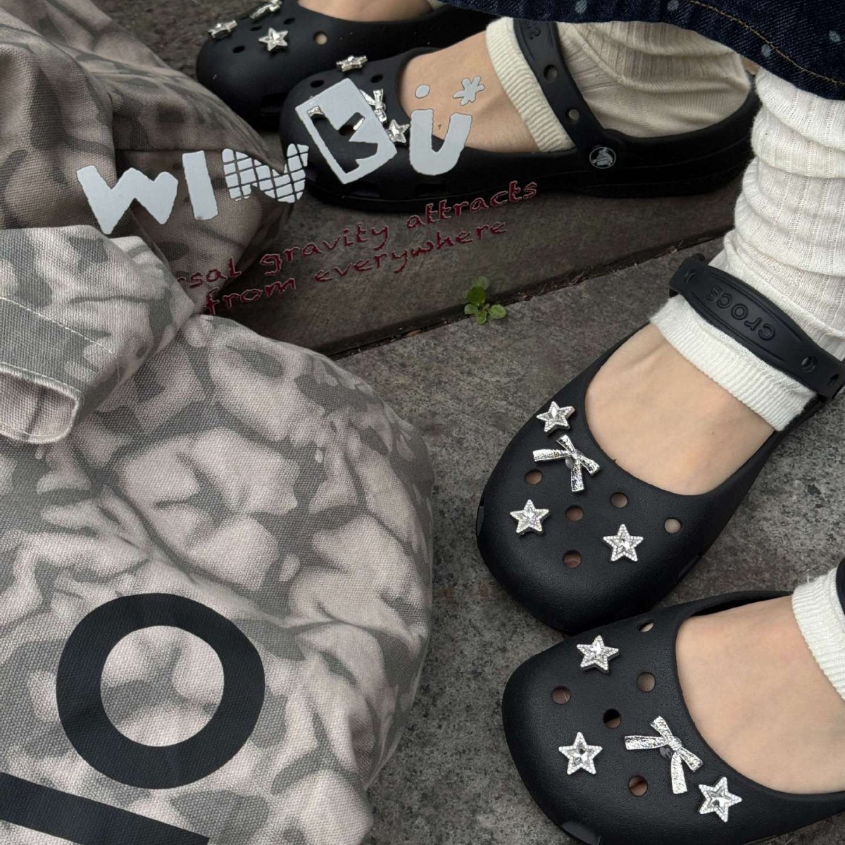 立体合金高级洞洞鞋扣适配Crocs