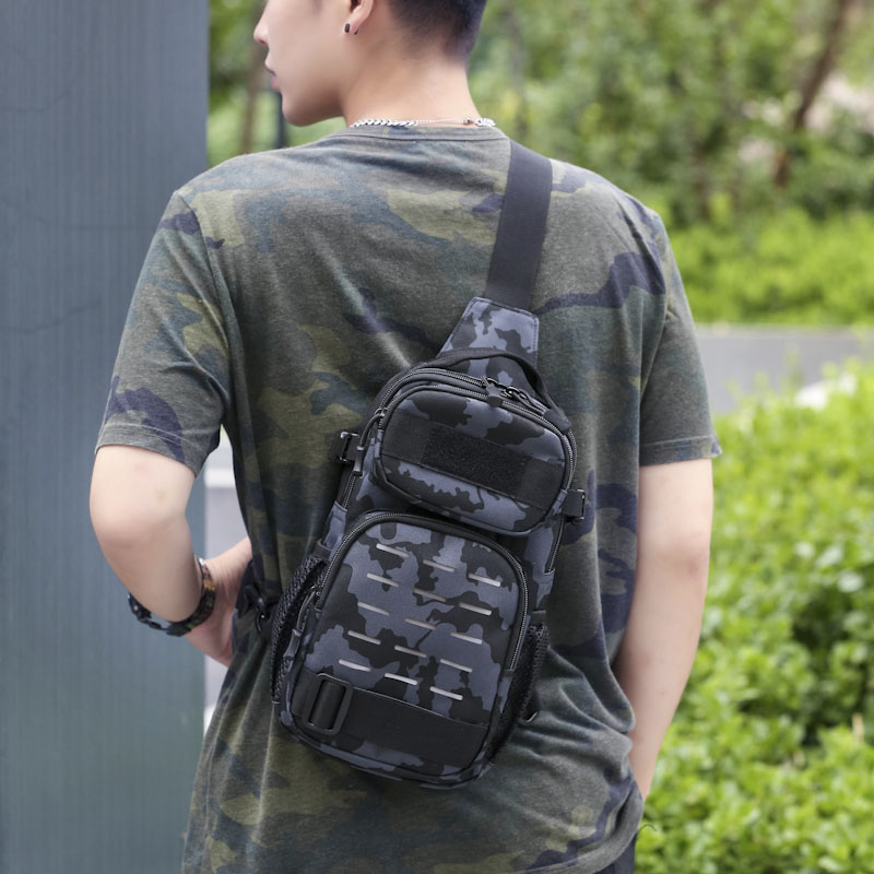 T6户外旅行单肩斜挎胸包