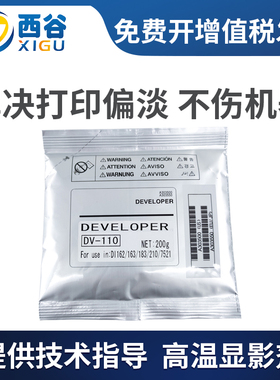 适用柯尼卡美能达DV110载体 DI152 183 1611 2011显影载体BH162 163 210 211 7516 7521 7622复印机显影铁粉
