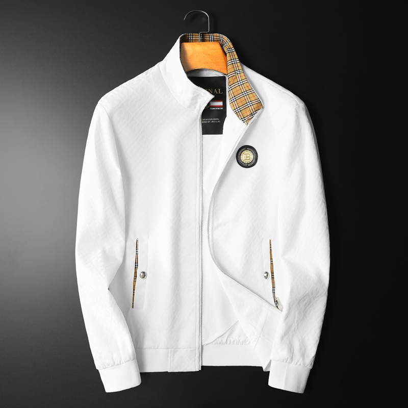 2022年秋冬款男士款夹克男外套白22608P185平铺图控268，男装夹克，电商A315