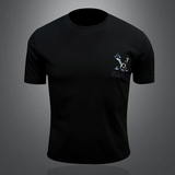 2026新款夏季男士重工艺T恤A315-XB103P75白3D图，男装T恤，电商A315