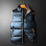 80绒2022冬季新款男士羽绒马甲羽绒背心外套12899P175蓝，男装背心/马甲，电商A315