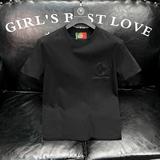 2026新款夏季男士丝光棉刺绣T恤A315-XB58P75白沙发图，男装T恤，电商A315