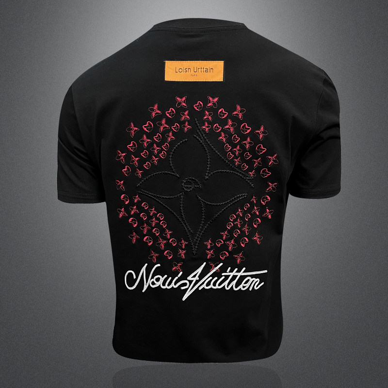 2026新款夏季男士刺绣T恤A315-XB38818P753D图，男装T恤，电商A315