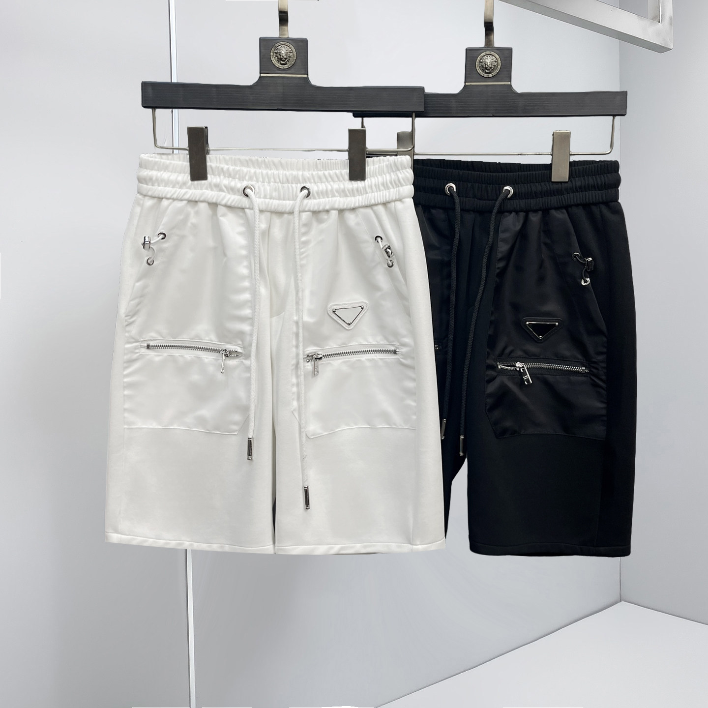 男士短裤拉链2026夏季新款休闲五分裤时尚男装百搭男裤1159P75，男装休闲裤，电商A315