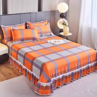 2024年秋冬上新加厚 床裙 床罩 韩版亲肤防尘家用单双人四季通用