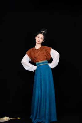 凤翥斋春夏真丝唐制齐腰汉服