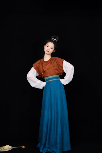 凤翥斋春夏真丝唐制齐腰汉服