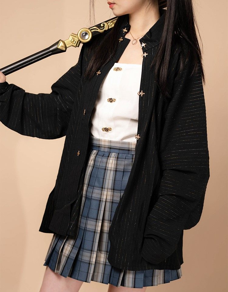 【明】美人错 凤翥斋彩色纯棉金银丝立领窄袖衫明制汉服纯棉通勤,女装/女士精品,汉服上装,淘宝优惠券,粉丝福利购,淘宝优惠卷