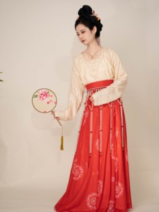 盛唐曲 |鸡心领版 剑网3正版同人授权凤翥斋七秀大唐破裙真丝汉服