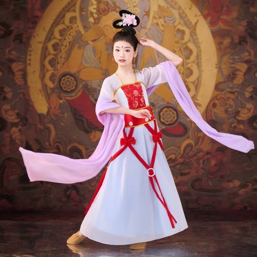 西游记嫦娥仙子服装女童cos服古装汉服儿童中秋表演出服舞蹈服