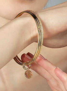 时尚福字个性多圈气质复古高级