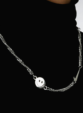 时尚新潮个性笑脸高级感嘻哈风