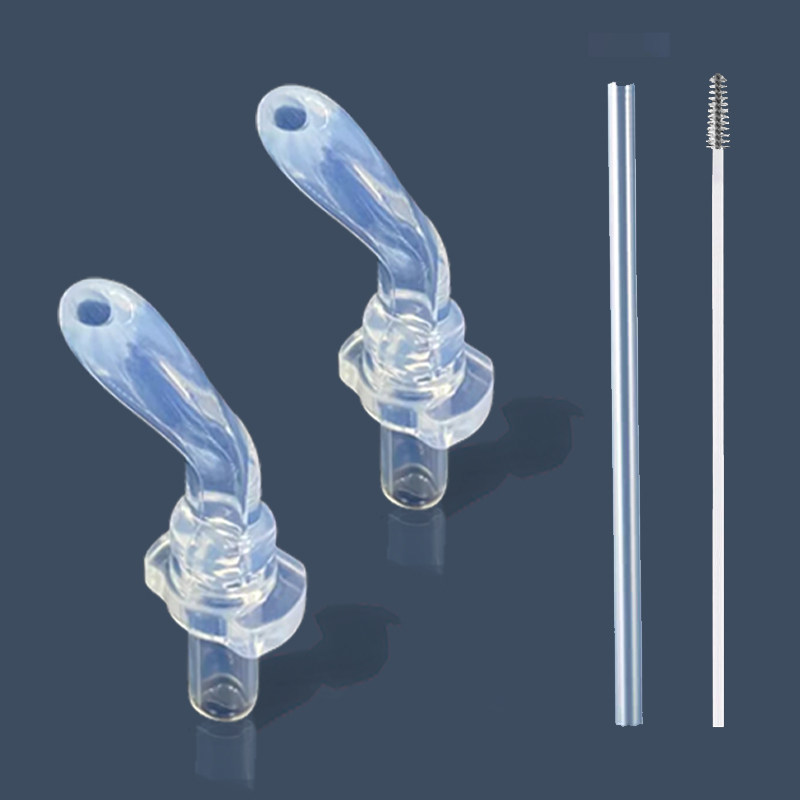 小茶吸管杯配件宇航员儿童保温杯抱抱星球水杯原装吸嘴替换头硅胶