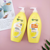 保税 泰国卡尼尔garnier vc377柠檬美白身体乳2x烟酰胺提亮肤色