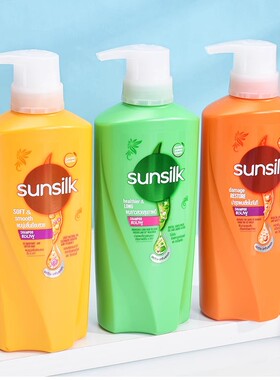 泰国sunsilk夏士莲洗发水护发素绿色修复干枯改善毛糙椰子西瓜