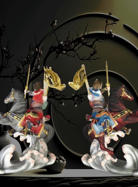 骑马将军报马通来往灵黄小跑