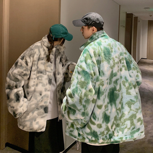 情侣装冬装 羊羔毛棉服仿兔毛太空人情侣棉衣外套 G972 P118女类图片