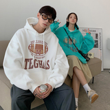 情侣装秋装简约字母印花宽松大码情侣卫衣女外套G956P48女类，女装短外套，电商A339