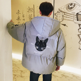 情侣装冬装连帽情侣棉衣宽松面包服外套G566-P118(控145）男类，男装棉衣，电商A339