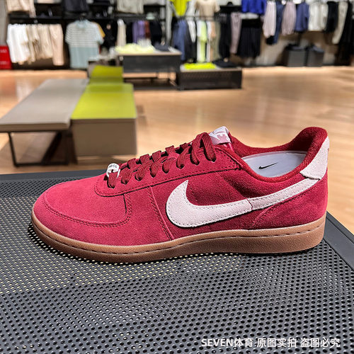 NIKE耐克女25夏季新款复古低帮翻毛皮滑板运动休闲板鞋IF1743-600