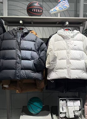 Nike耐克女25冬季新款羽绒服冬季加厚保暖面包服外套 IH0728-010