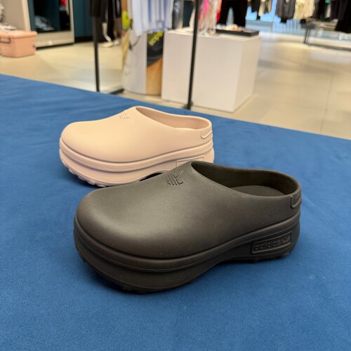Adidas阿迪达斯三叶草女夏新款户外运动休闲拖鞋厚底厨师鞋IE4626