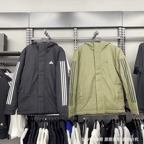 Adidas/阿迪达斯保暖连帽男棉服