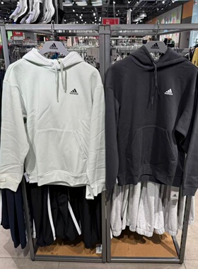 Adidas阿迪达斯男女加绒加厚运动宽松长袖连帽卫衣套头衫IB2731