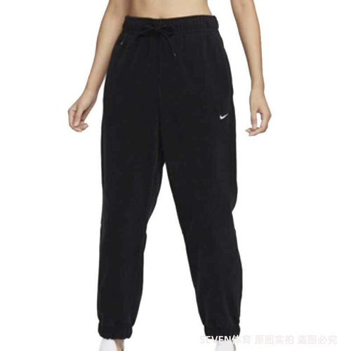 正品Nike/耐克冬新款女子摇粒绒宽松保暖休闲运动束脚长裤FB5579