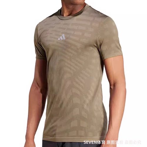 正品Adidas/阿迪达斯夏季新款男子健身跑步训练运动休闲T恤IW5888