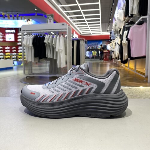 Skechers斯凯奇男夏季新款跑步鞋休闲鞋软底跑鞋运动鞋220614-GRY