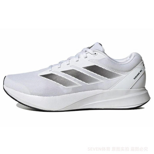 AdidasDuramoRC耐磨耐磨白黑低帮跑步鞋ID2702