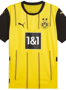 足球彪马24-25赛季多特蒙德主场球迷版短袖球衣774946-01