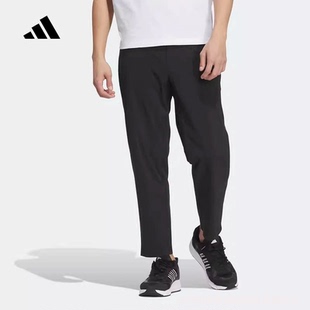 正品Adidas/阿迪达斯夏季新款男子梭织简约运动休闲九分裤JD5229
