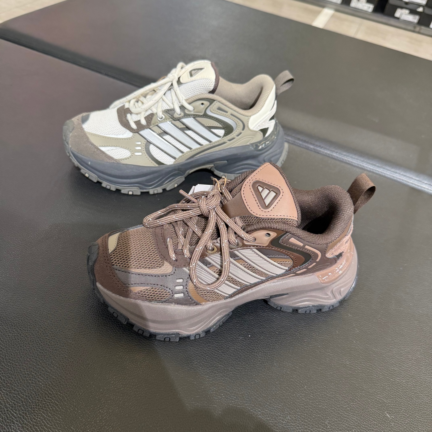 Adidas/阿迪达斯SHADOW FEVER男女同款运动厚底复古老爹鞋KK3782