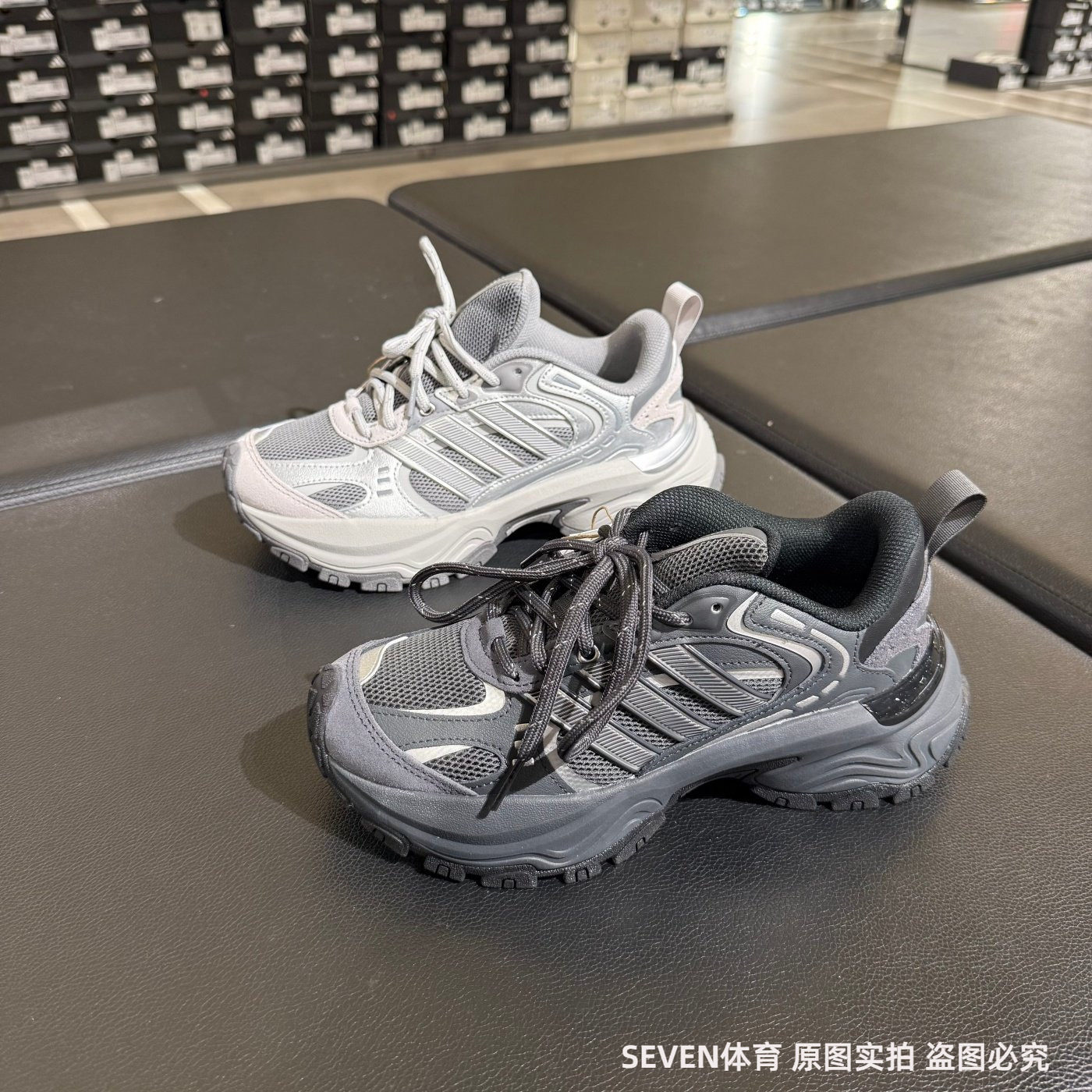 Adidas/阿迪达斯SHADOW FEVER男女同款运动厚底复古老爹鞋KK3778图片