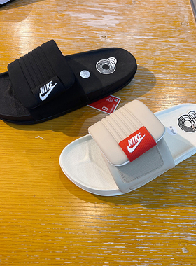 正品NIKE耐克拖鞋男女情侣魔术贴居家外穿沙滩运动休闲凉拖DQ9624