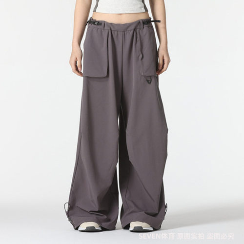 正品Adidas/阿迪达斯女子新款简约宽松运动休闲长裤 JE8584 8583